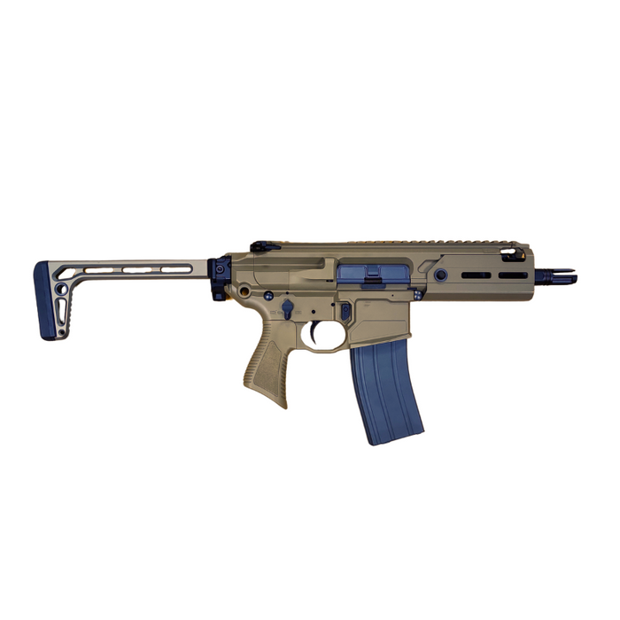 Salvo Precision MCX Rattler 300 GBBR & Case - Tan