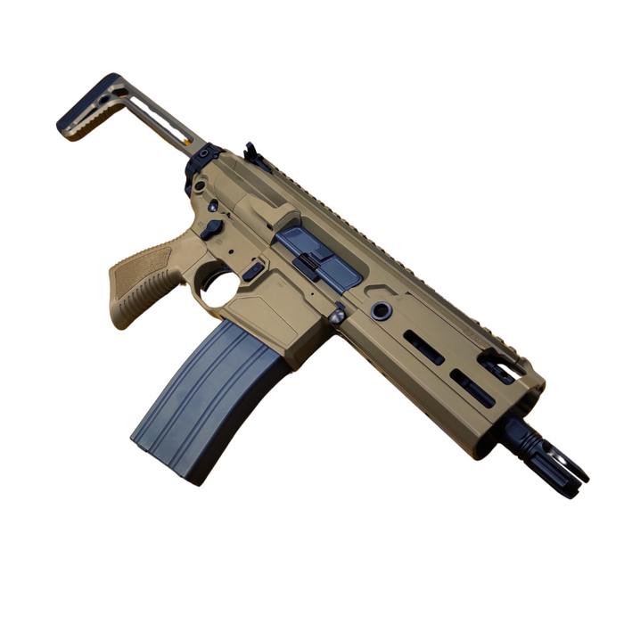 Salvo Precision MCX Rattler 300 GBBR & Case - Tan
