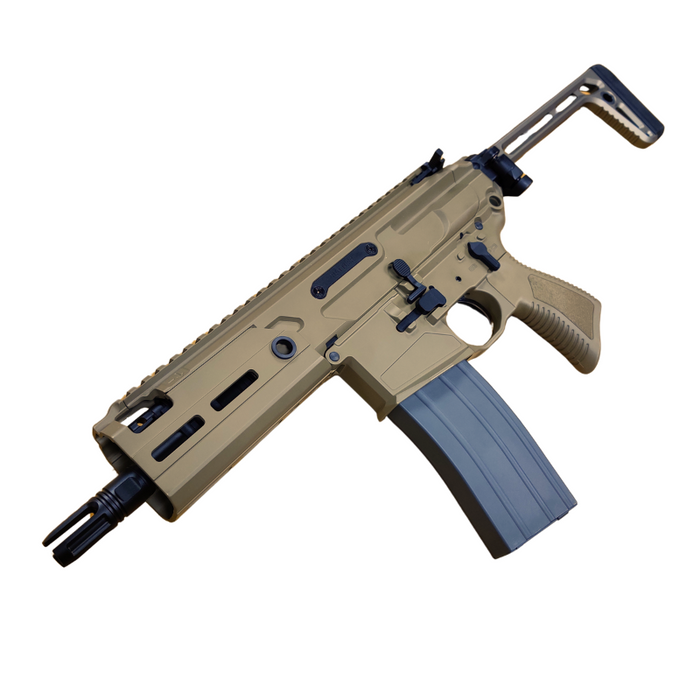 Salvo Precision MCX Rattler 300 GBBR & Case - Tan