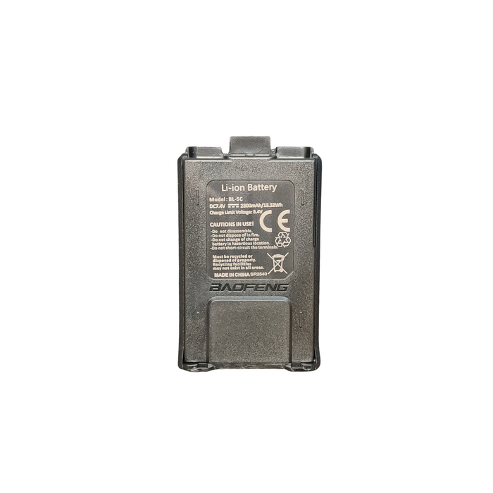 Baofeng BL-5 USB-C Battery Pack For UV-5R - 1800mah