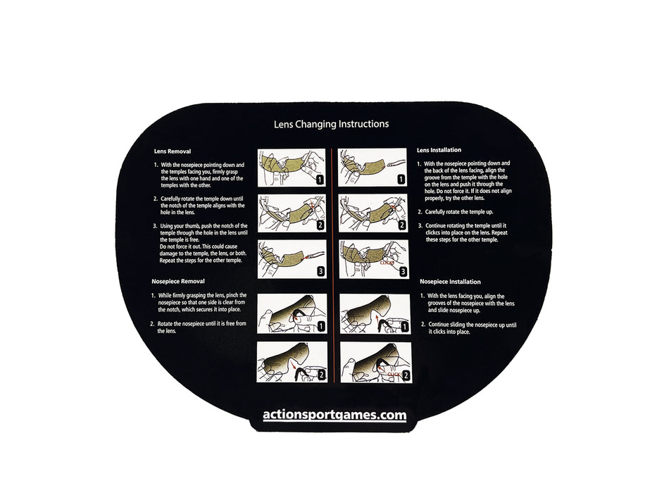 Strike (ASG) Drop Zone Glasses - 4 Lenses (19979)