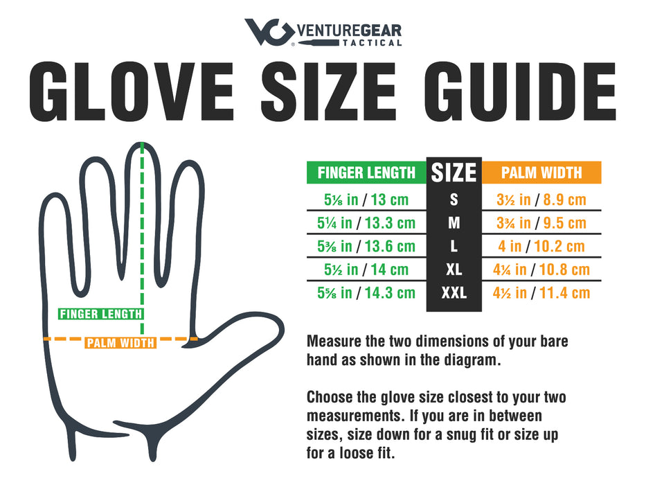 Venture Gear Tactical Heavy-Duty Impact Operator Gloves - Coyote