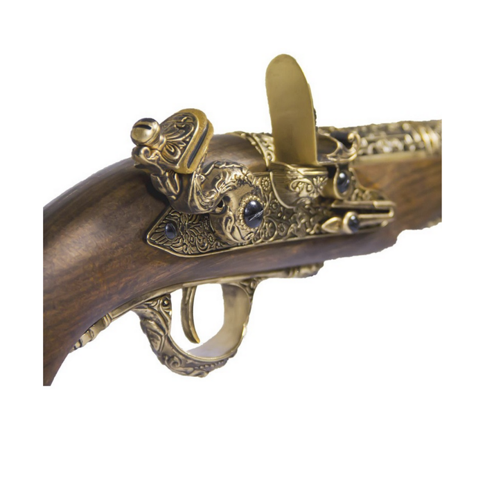 HFC Pirate Flintlock Gas Pistol - Gold