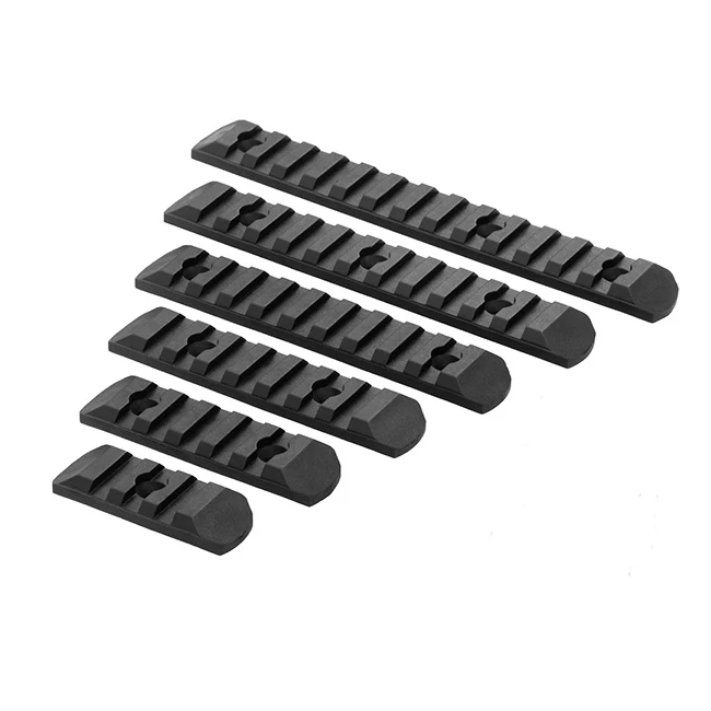 WADSN Keymod & M-Lok Rail 6 Piece Set - Black