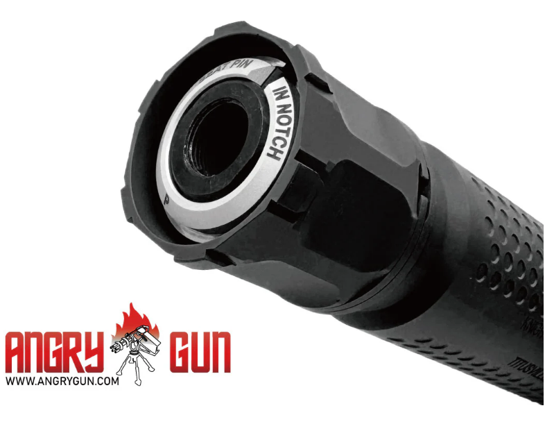 Angry Gun QDC/CRS-PRT Mock Suppressor & Flash Hider - Black