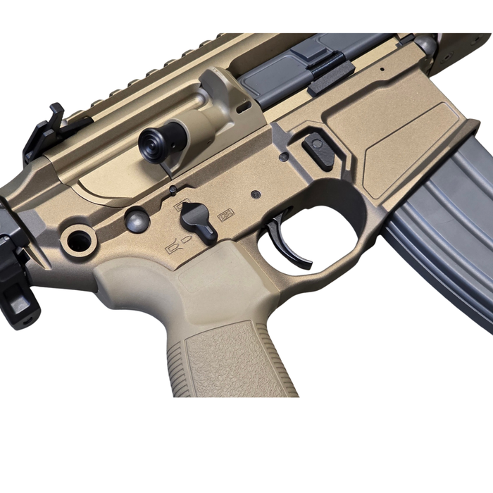 Salvo Precision MCX Spear 10.5 LTCSAW GBBR & Case V2 - Dark Earth