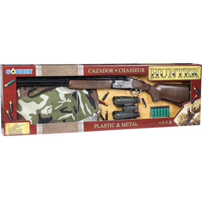 Gonher Hunter Shotgun Cap Gun Set - 2 Shot