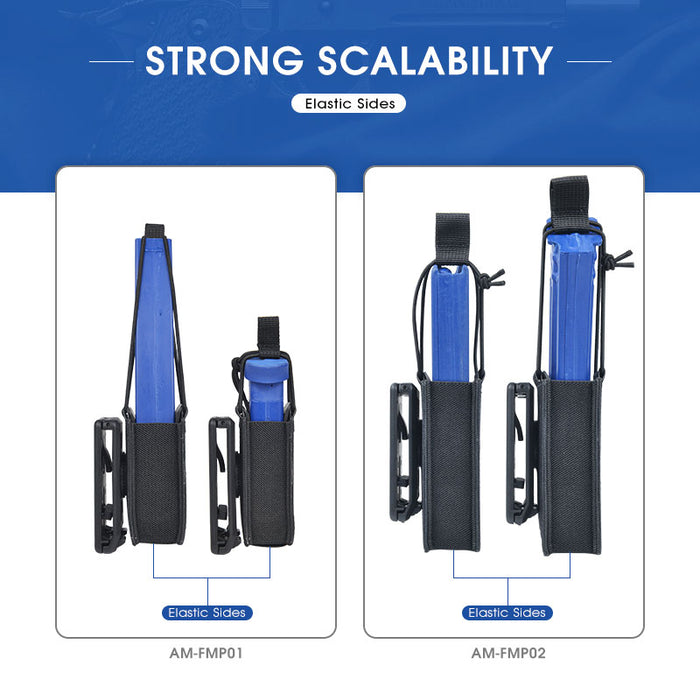 Amomax Fabric Rifle Magazine Pouch - Black