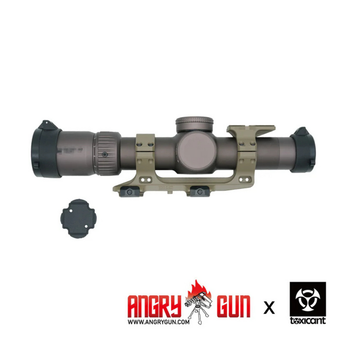 Angry Gun x Toxicant RZ HD3 1-10 x 24 FFP Scope - FDE