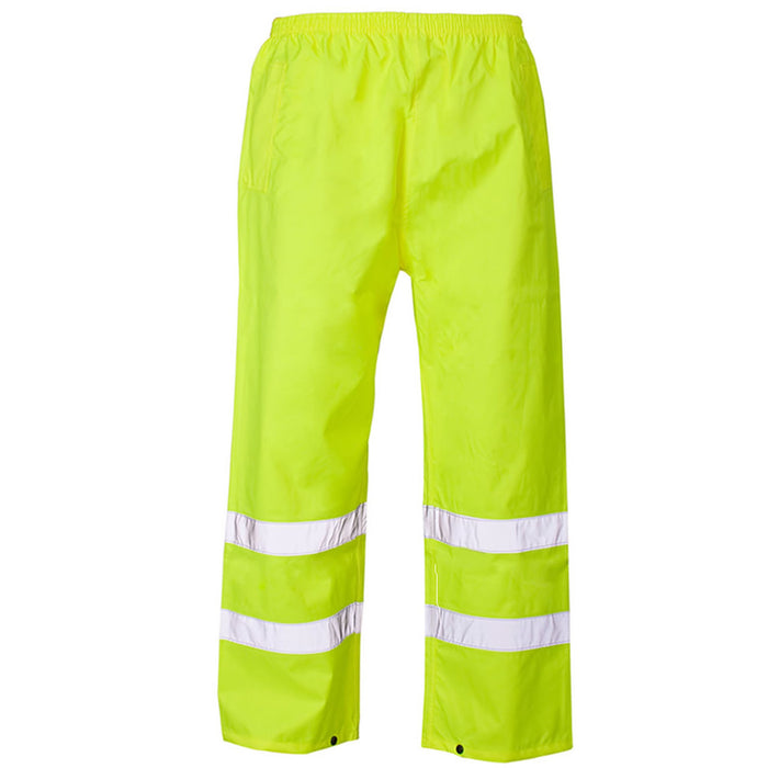 B Seen Yellow Hi Vis Waterproof Trousers