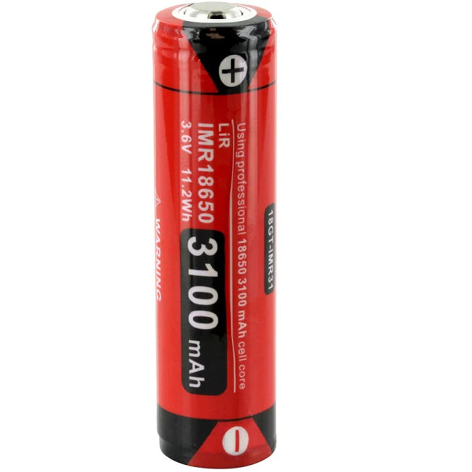 Klarus 18GT IMR 18650 Rechargeable Battery -  3100mAh