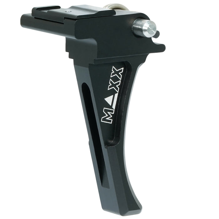 Maxx CNC Aluminum Advanced Speed Trigger (Style D) Black - ASG EVO 3