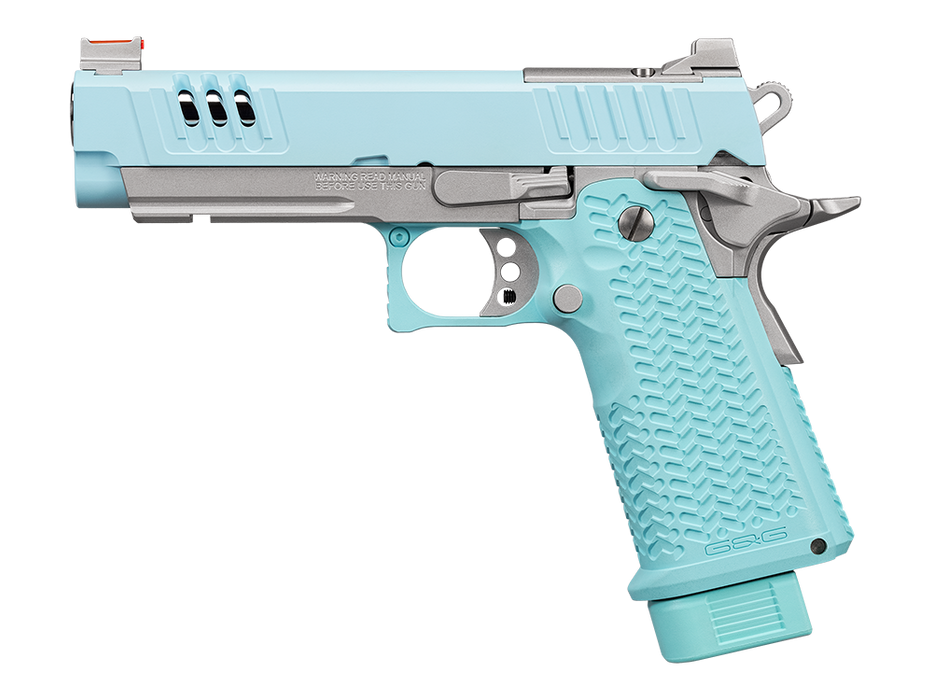 G&G STP45 Pro 8" + Extra Magazine & Hard Case - Macaron Blue