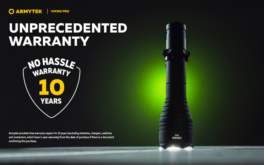 Armytek Viking Pro Flashlight Extended Set - Black