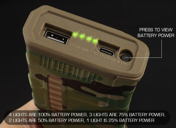 WoSport Rechargeable Battery Box (No Batteries Included)