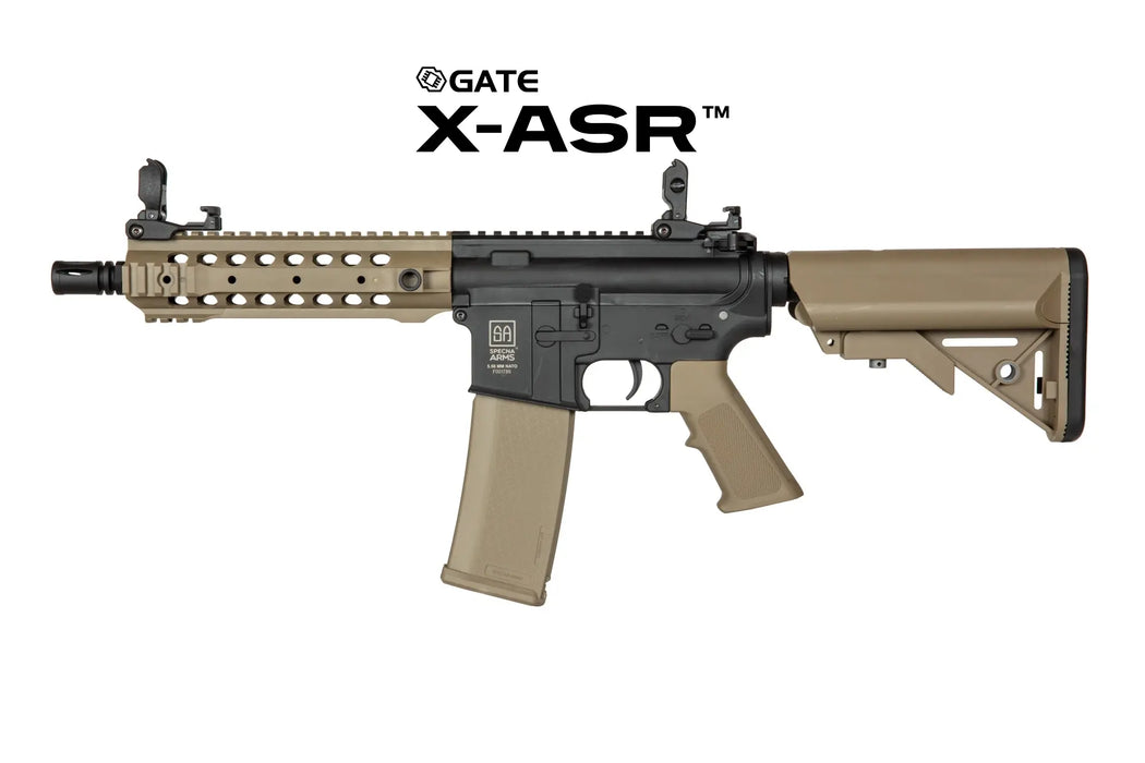 Specna Arms SA-F01 with Gate X-ASR - Two-Tone (Black/Tan)