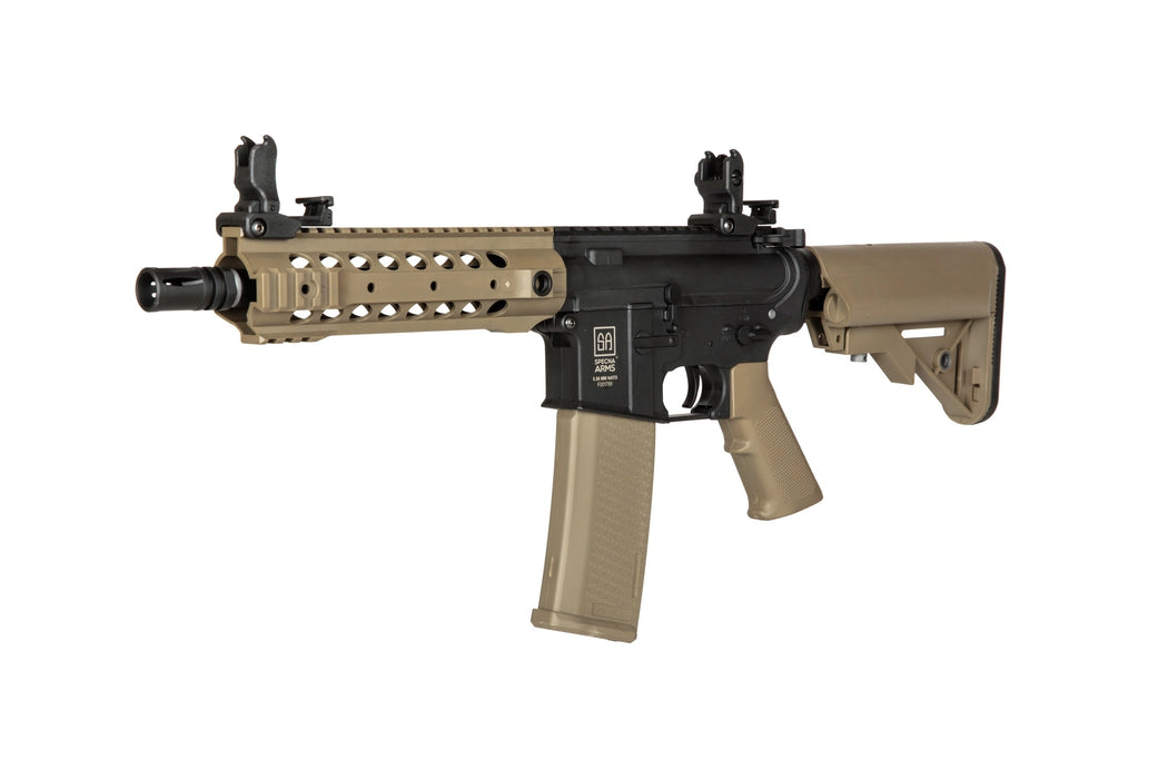 Specna Arms SA-F01 with Gate X-ASR - Two-Tone (Black/Tan)