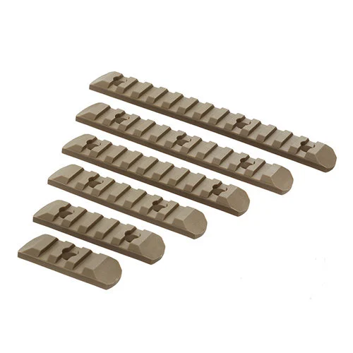 WADSN Keymod & M-Lok Rail 6 Piece Set - Tan