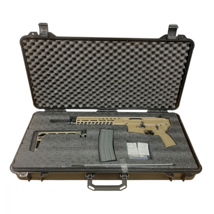 Salvo Precision MCX Spear 10.5 LTCSAW GBBR & Case - Tan