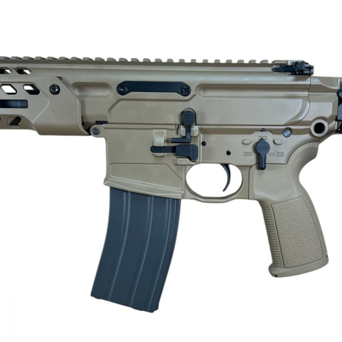 Salvo Precision MCX Spear 10.5 LTCSAW GBBR & Case - Tan
