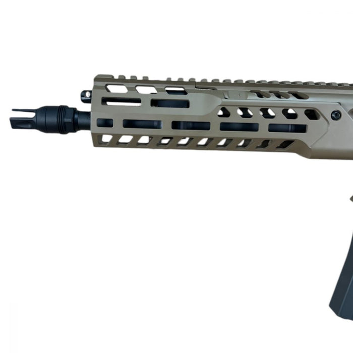 Salvo Precision MCX Spear 10.5 LTCSAW GBBR & Case - Tan