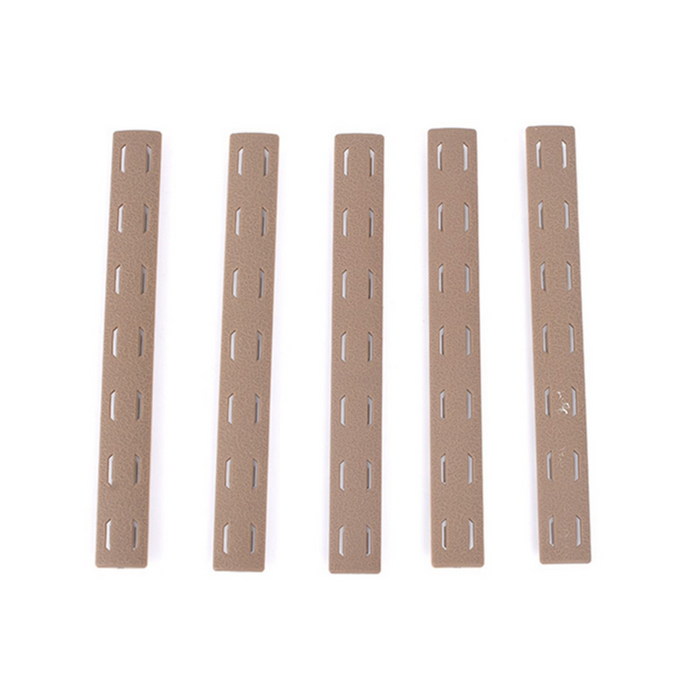 WADSN BCM M-Lok Rail Panel Kit, 5.5-inch 5 Pack - Tan