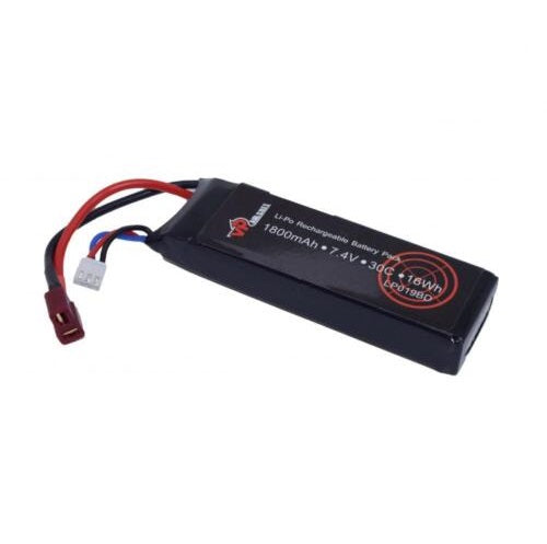 Vapex 7.4V 2200mAh 30C LIPO Battery - Deans Connector