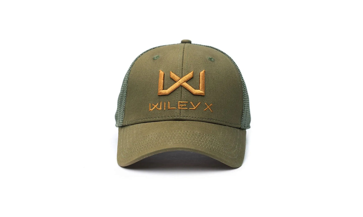 Wiley X Trucker Cap - Olive Green / Tan