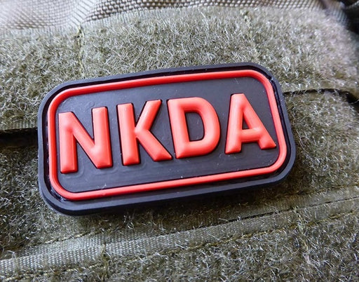 JTG 3D Rubber NKDA - No Known Drug Allergies - Black/Red