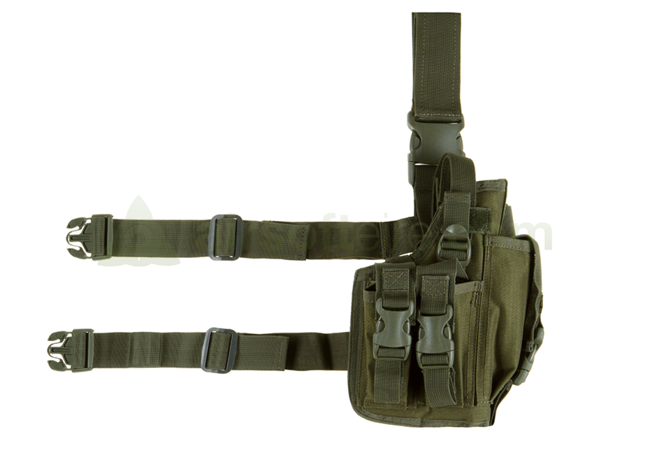 Invader Gear Dropleg SOF Holster for M92, G17, 1911 - Olive Drab