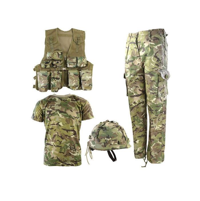 KombatUK NO.1 Army Combo Set - BTP (Multicam) - 11-12 years