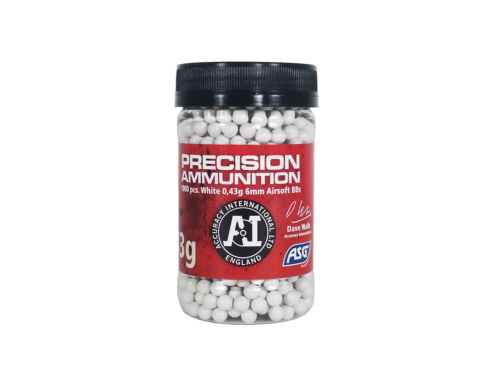 ASG Precision Ammunition 0.43g BB - 1000