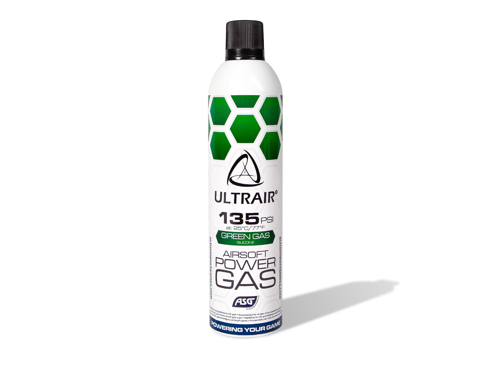 Ultrair Power Gas With Silicone Green - 135psi - 570ml
