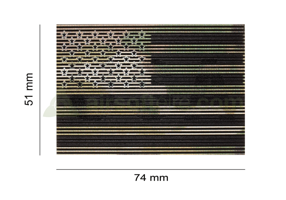 ClawGear Dual IR Patch Multicam USA