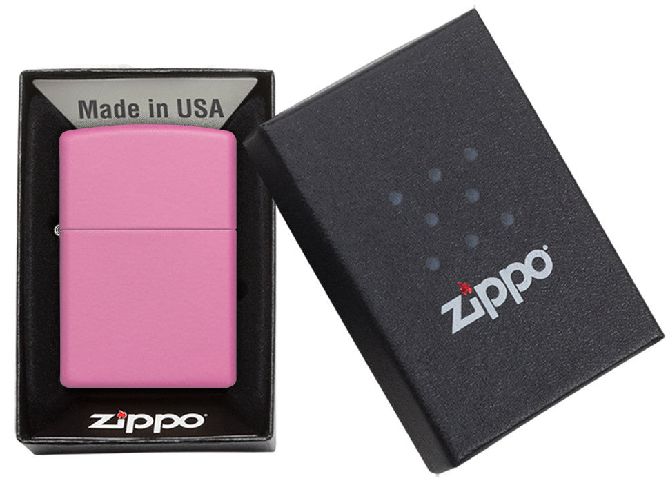 Zippo Regular Pink Matte Lighter - 60001185