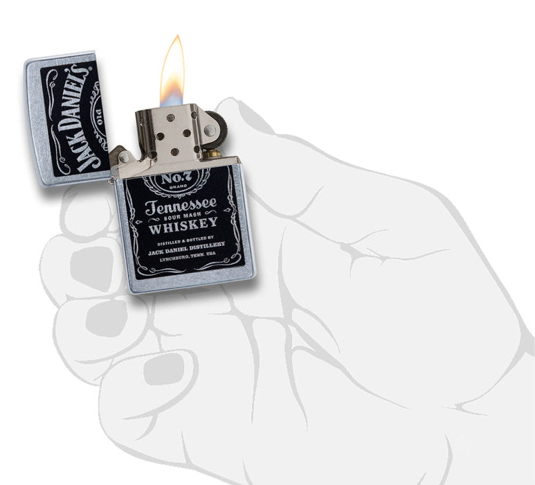 Zippo Jack Daniel's Label Lighter - 60001202