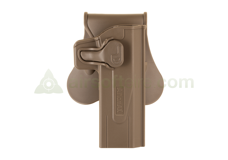 Amomax Q.R. Polymer Holster - Hi-Capa FDE