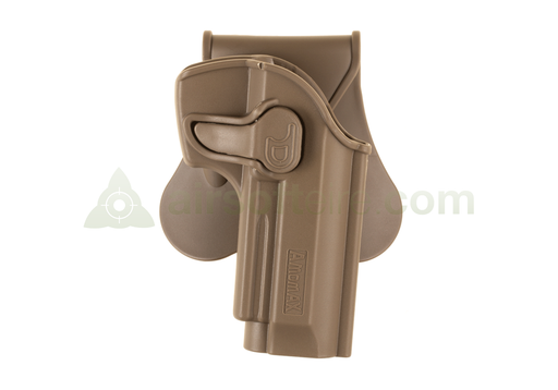 Amomax Q.R. Polymer Holster - M92 FDE