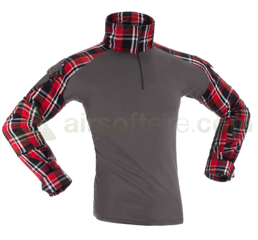 Invader Gear Flannel UBACS Top - Red