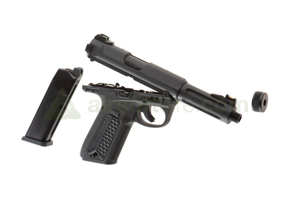 AAP01 GBB Full Auto / Semi Auto & Rail Set - Black