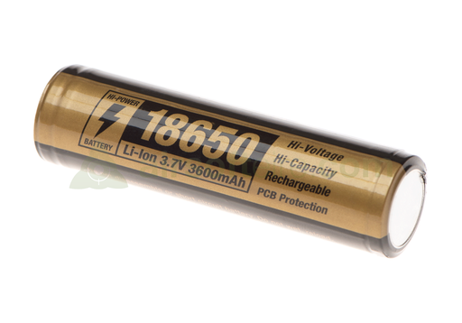 Clawgear 18650 3.7V Rechargeable Battery - 3600mAh