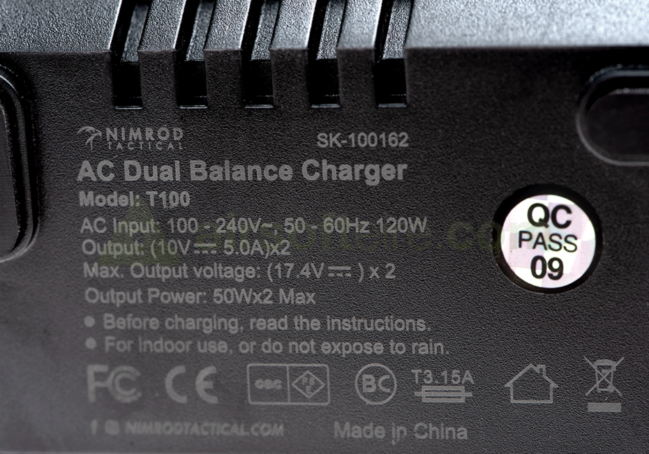 Nimrod T100 Universal Double Battery Charger