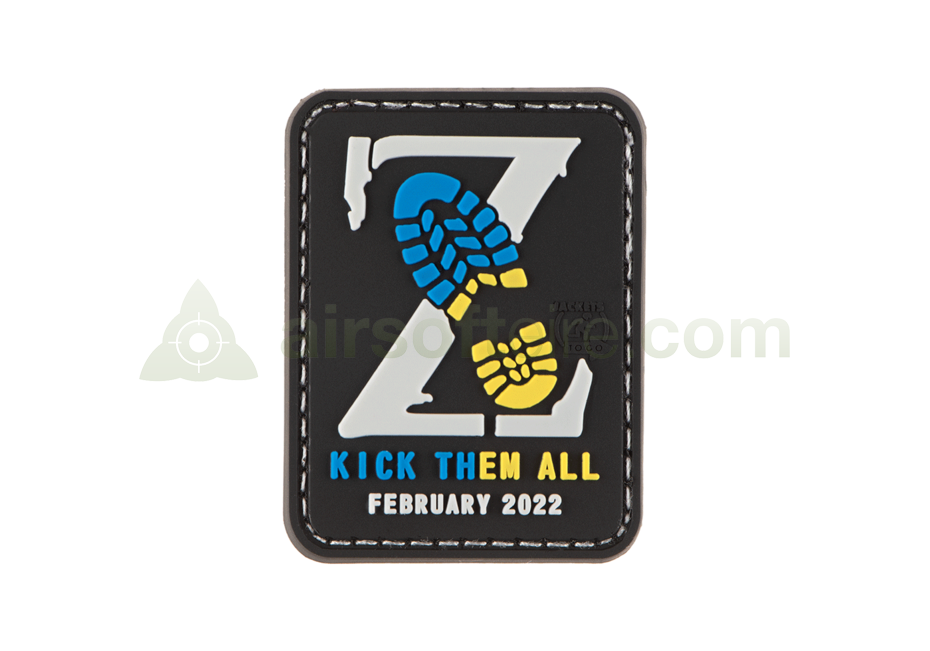 JTG 3D Kick Them All Patch - Blue/Yellow