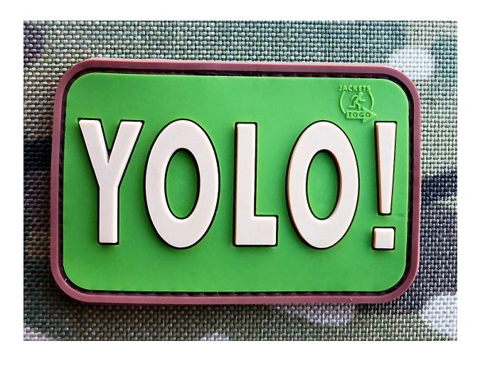 JTG 3D Rubber You Only Live Once Patch - Multicam