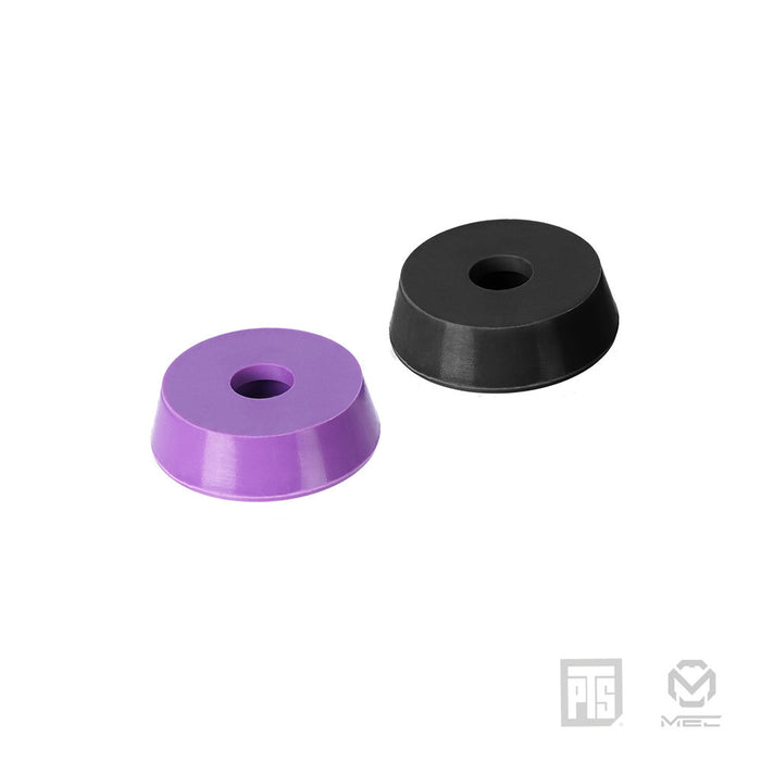 PTS/MEC - V Piston Head Set (6pack) - Black & Purple