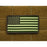 JTG 3D Rubber American Flag Patch - Forest