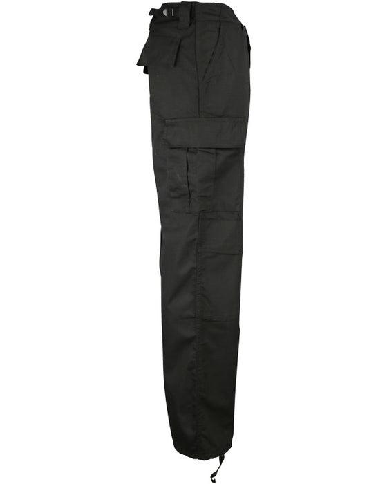KombatUK M65 BDU Ripstop Trousers - Black