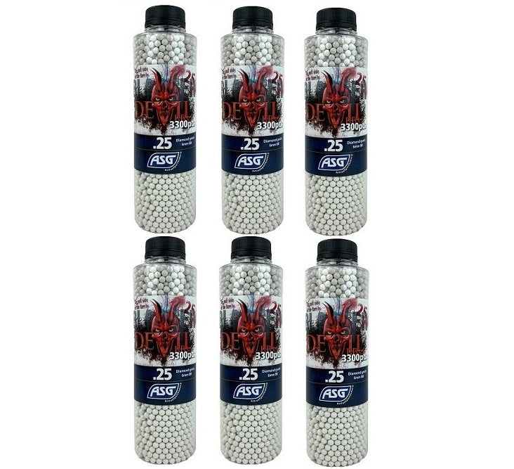 Blaster 6 Bottles of Devil 0.25g 3300 BBs - Save €10.95!