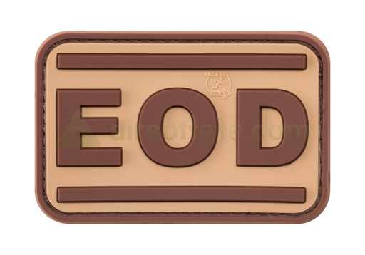 JTG 3D Rubber EOD Patch - Desert