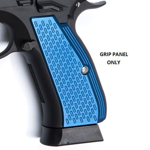 *Clearance* - ASG SP-01 Shadow Aluminium Grip Panel - Blue